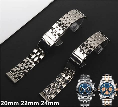 breitling edelstahl armbänder|Breitling watch bands.